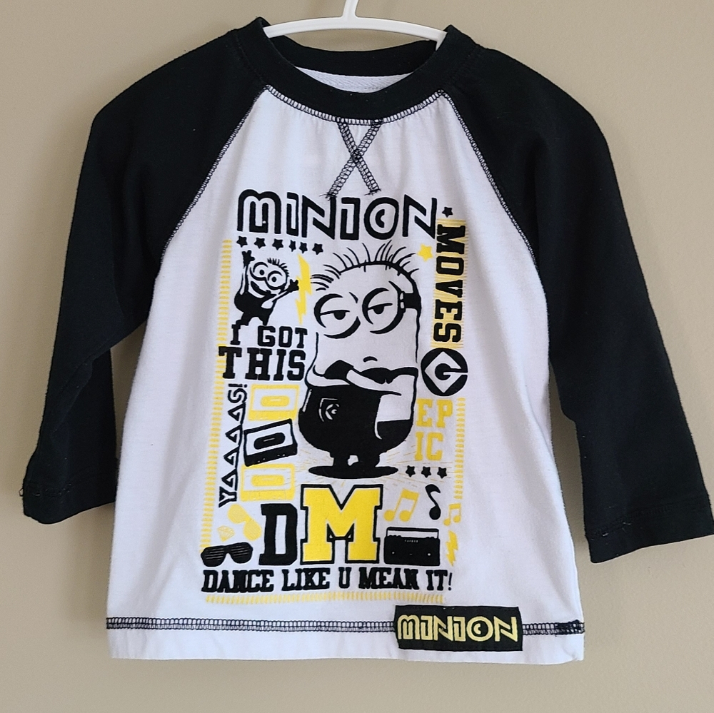 Despicable Me Minion long sleeve tee shirt